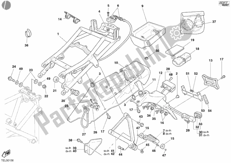 Todas las partes para Marco Trasero de Ducati Superbike 998 2002