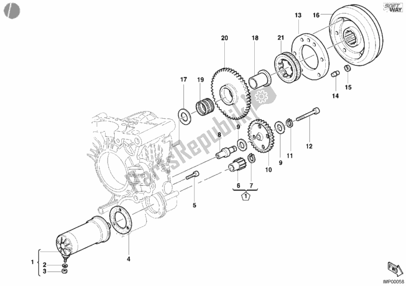 Todas las partes para Motor De Arranque de Ducati Superbike 998 2002