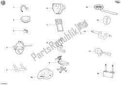 001 - ferramentas de serviço de oficina, motor