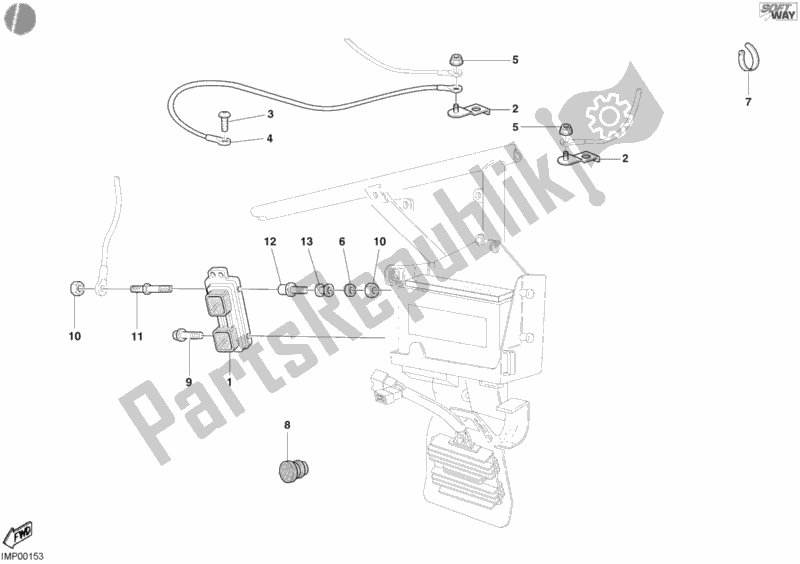 Tutte le parti per il Unità Di Controllo Motore del Ducati Superbike 998 2003