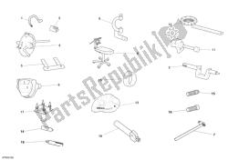 001 - ferramentas de serviço de oficina, motor