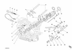 came de changement de vitesse - fourche