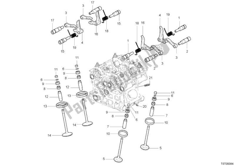 Todas las partes para Válvula de Ducati Superbike 999 2004