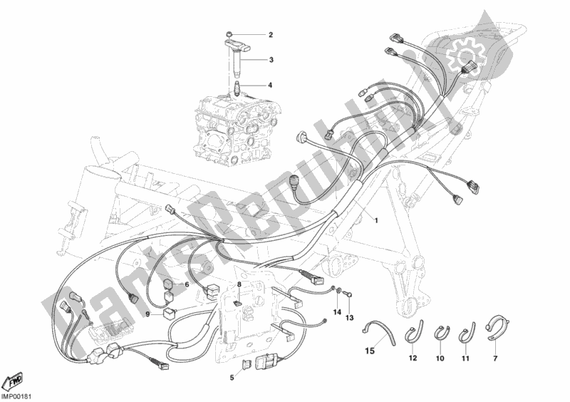 Todas las partes para Arnés De Cableado de Ducati Superbike 999 2004