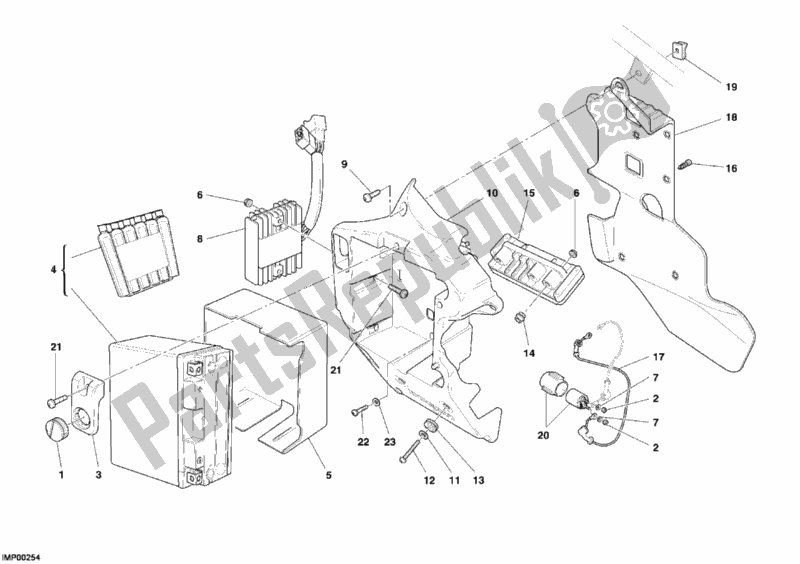 Toutes les pièces pour le Batterie du Ducati Superbike 999 2005