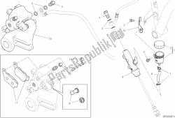 Rear brake system