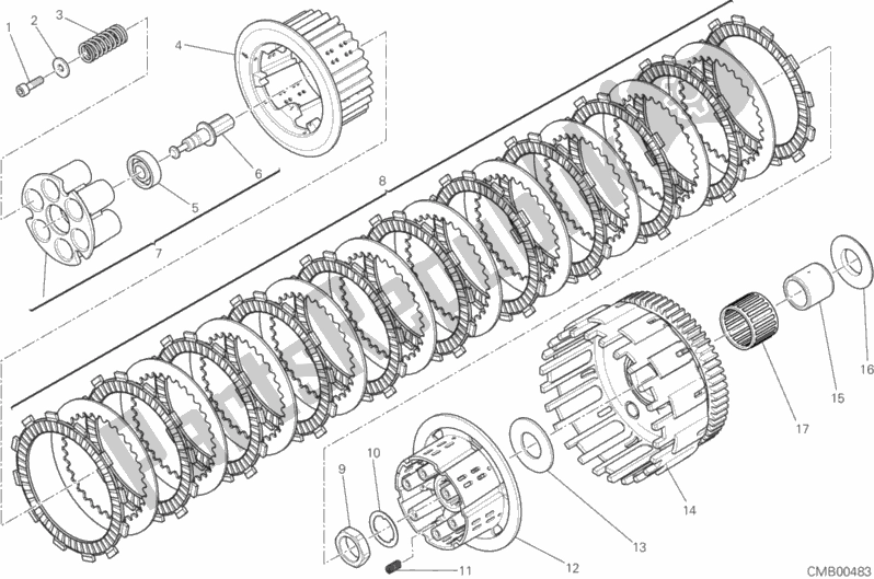 Todas las partes para Embrague de Ducati Scrambler Classic 803 2017