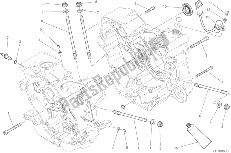 Tutte le parti per il Coppia Di Semicarter del Ducati Scrambler Classic 803 2017