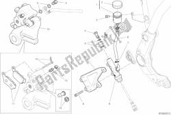 Rear brake system