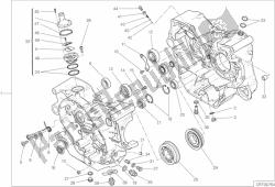 COMPLETE HALF-CRANKCASES PAIR