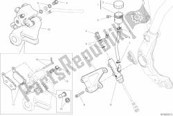 Rear brake system