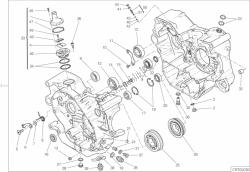 COMPLETE HALF-CRANKCASES PAIR