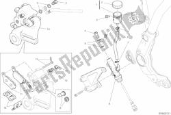 Rear brake system