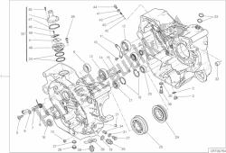 COMPLETE HALF-CRANKCASES PAIR