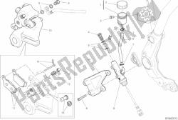 Rear brake system