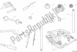 herramientas de servicio de taller (marco)