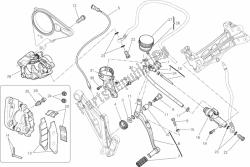 Rear brake system