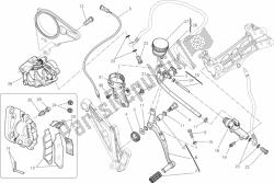 Rear brake system