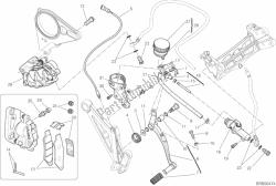 Rear brake system