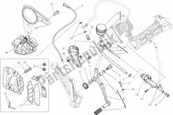 Rear brake system