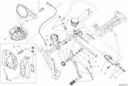 Rear brake system