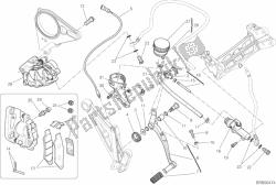 Rear brake system