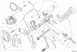 Rear brake system