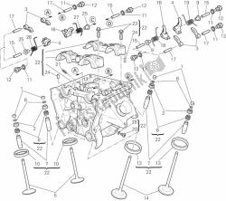 Vertical cylinder head