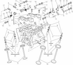 Vertical cylinder head