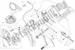 Rear brake system