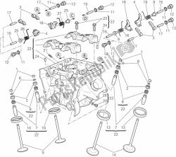 Vertical cylinder head