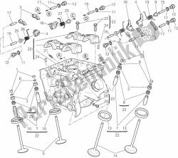 Vertical cylinder head