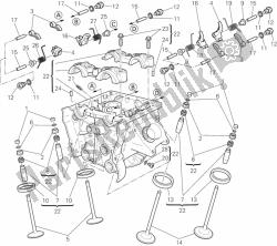 Vertical cylinder head