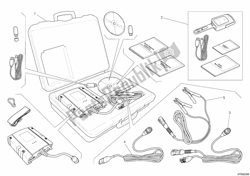 Toutes les pièces pour le Vérifier L'instrument Dds du Ducati Diavel 1200 2012