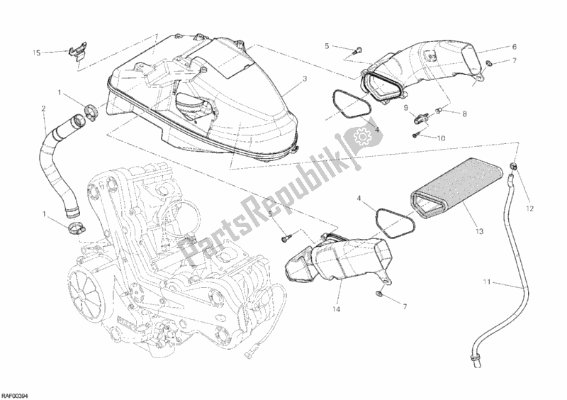 Tutte le parti per il Presa del Ducati Diavel 1200 2012