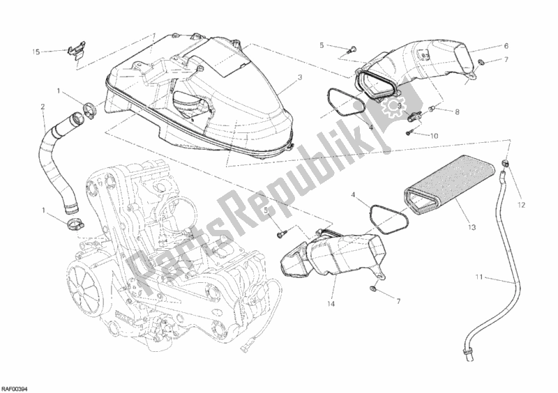 Todas las partes para Consumo de Ducati Diavel 1200 2013