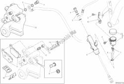 Rear brake system