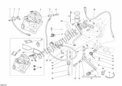 Rear brake system