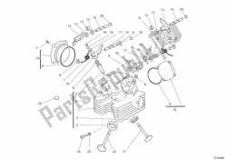 Vertical cylinder head