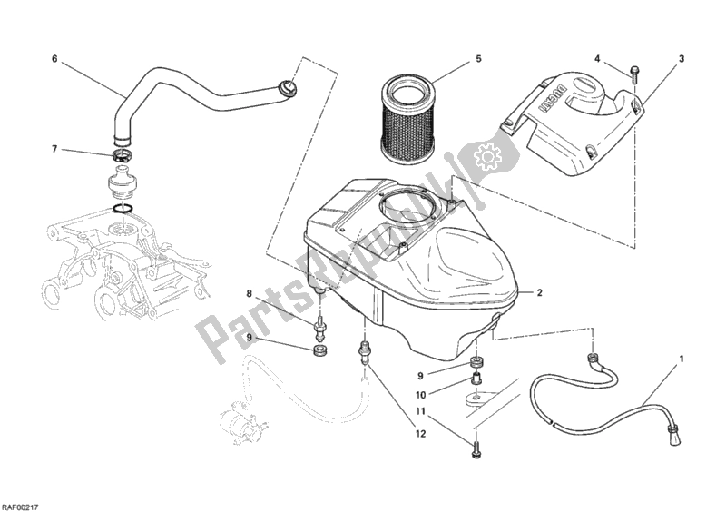 Tutte le parti per il Presa del Ducati Sportclassic GT 1000 2007