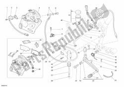 Rear brake system