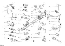 attrezzi di servizio dell'officina, motore