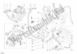 Rear brake system