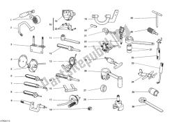 attrezzi di servizio dell'officina, motore