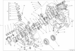 COMPLETE HALF-CRANKCASES PAIR