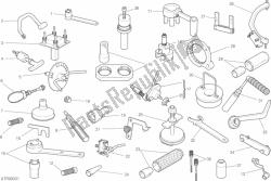 strumenti di servizio per officina (motore)