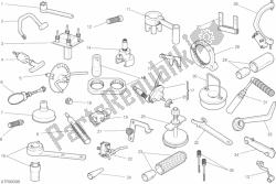 strumenti di servizio per officina (motore)