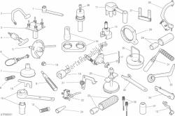 strumenti di servizio per officina (motore)