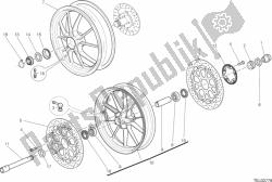 ruota anteriore e posteriore