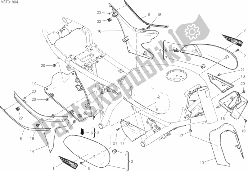 Todas las partes para Mercado de Ducati Scrambler Icon 803 2019